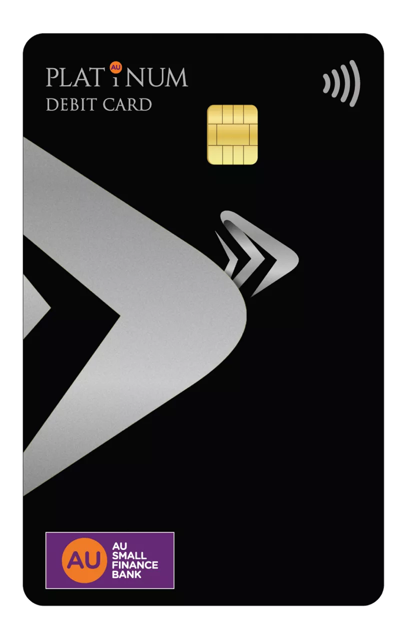 AU Bank platinum debit card
